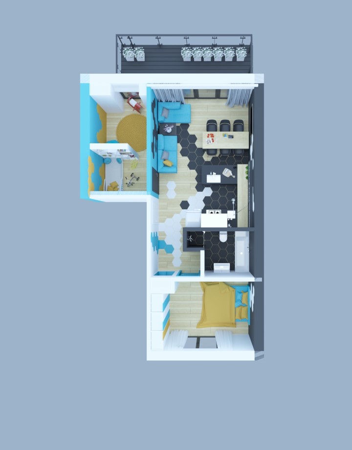 Projekt wnętrza mieszkania